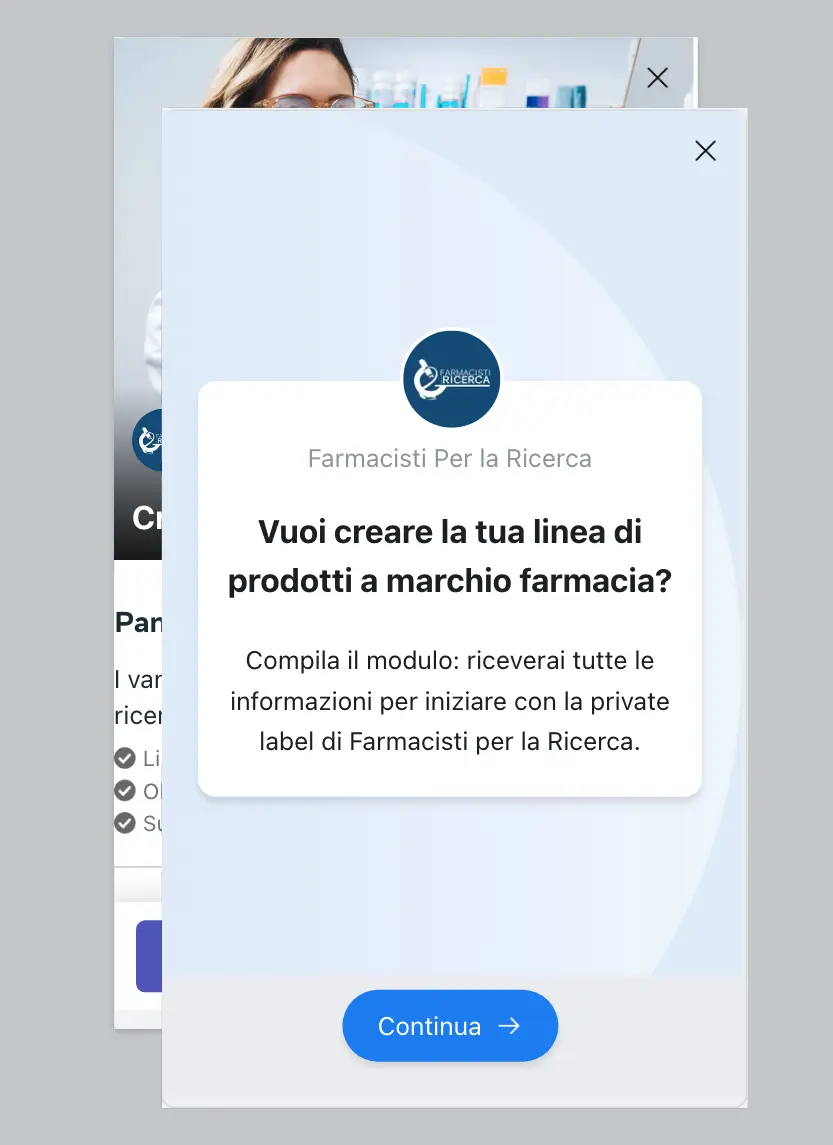 Instant Form — dettaglio prodotti