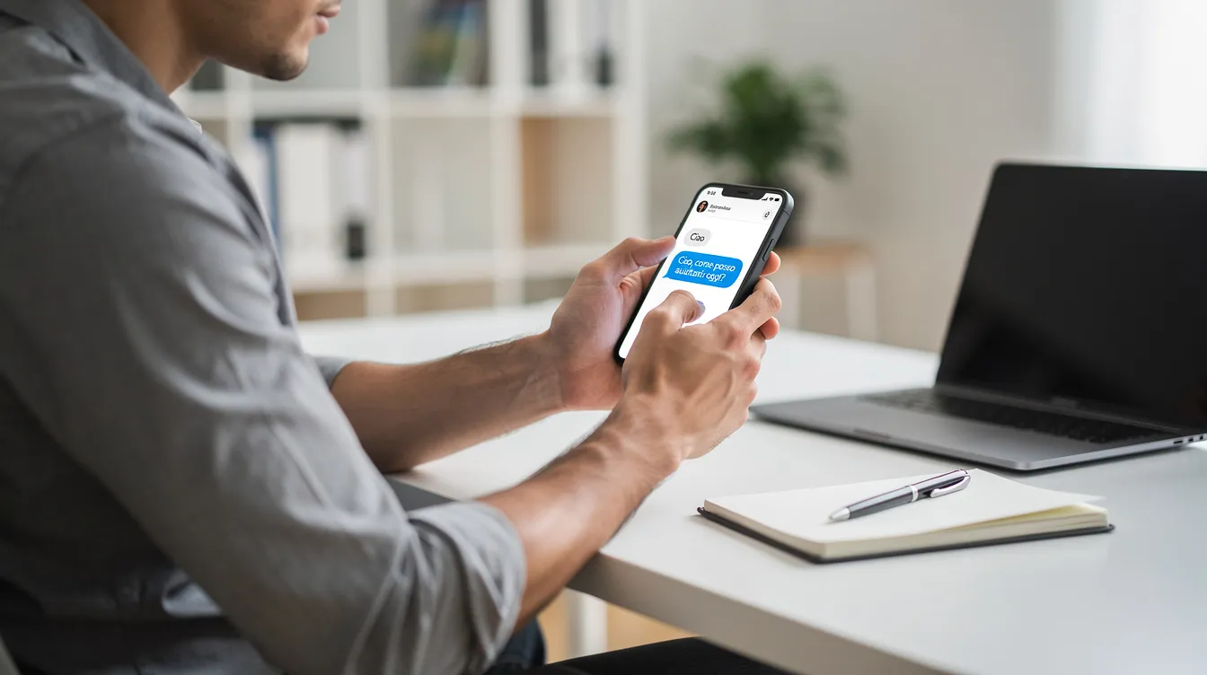 Ricerca conversazionale su smartphone