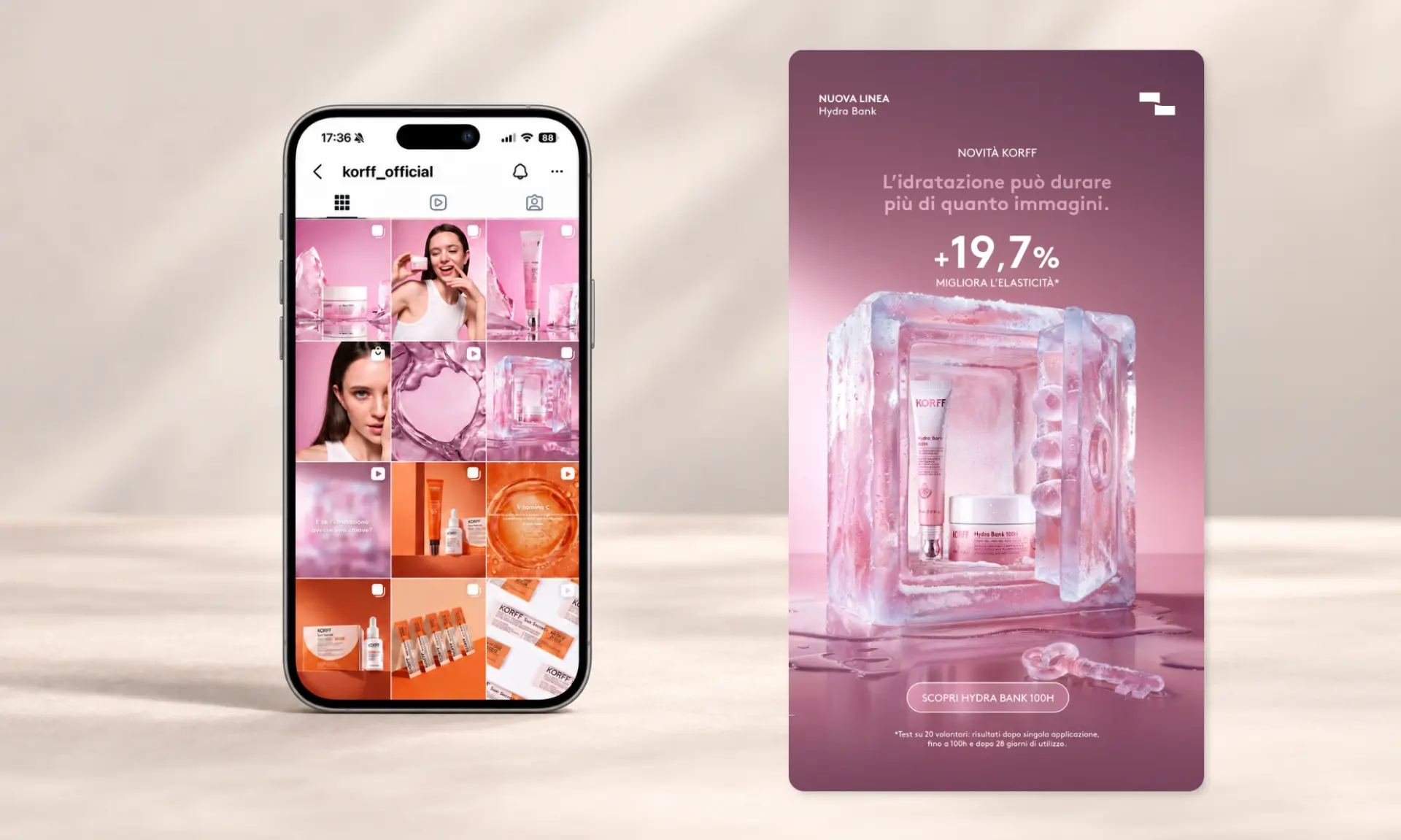 Mockup feed Instagram