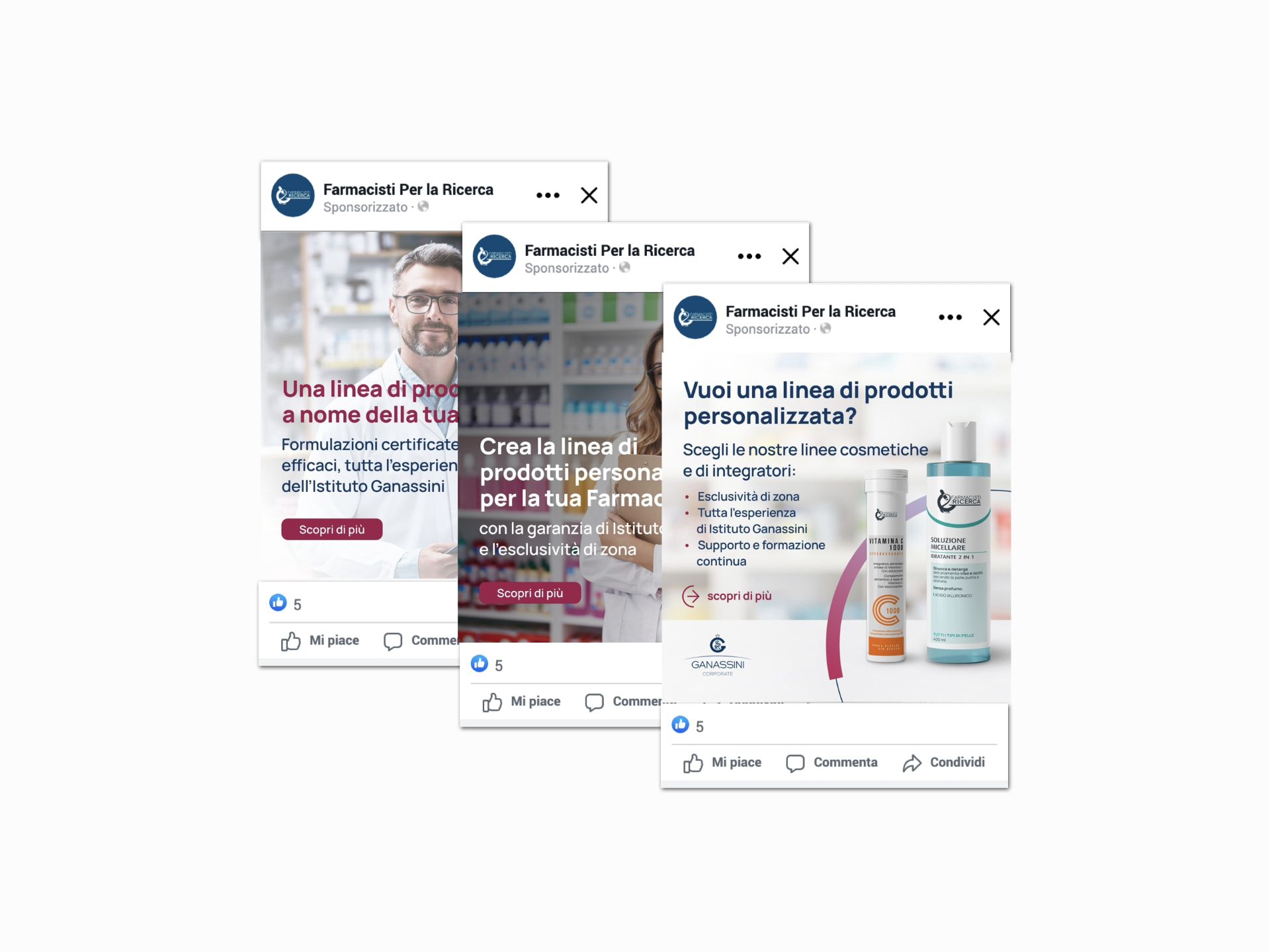 Creatività sponsorizzate — campagne Meta Ads