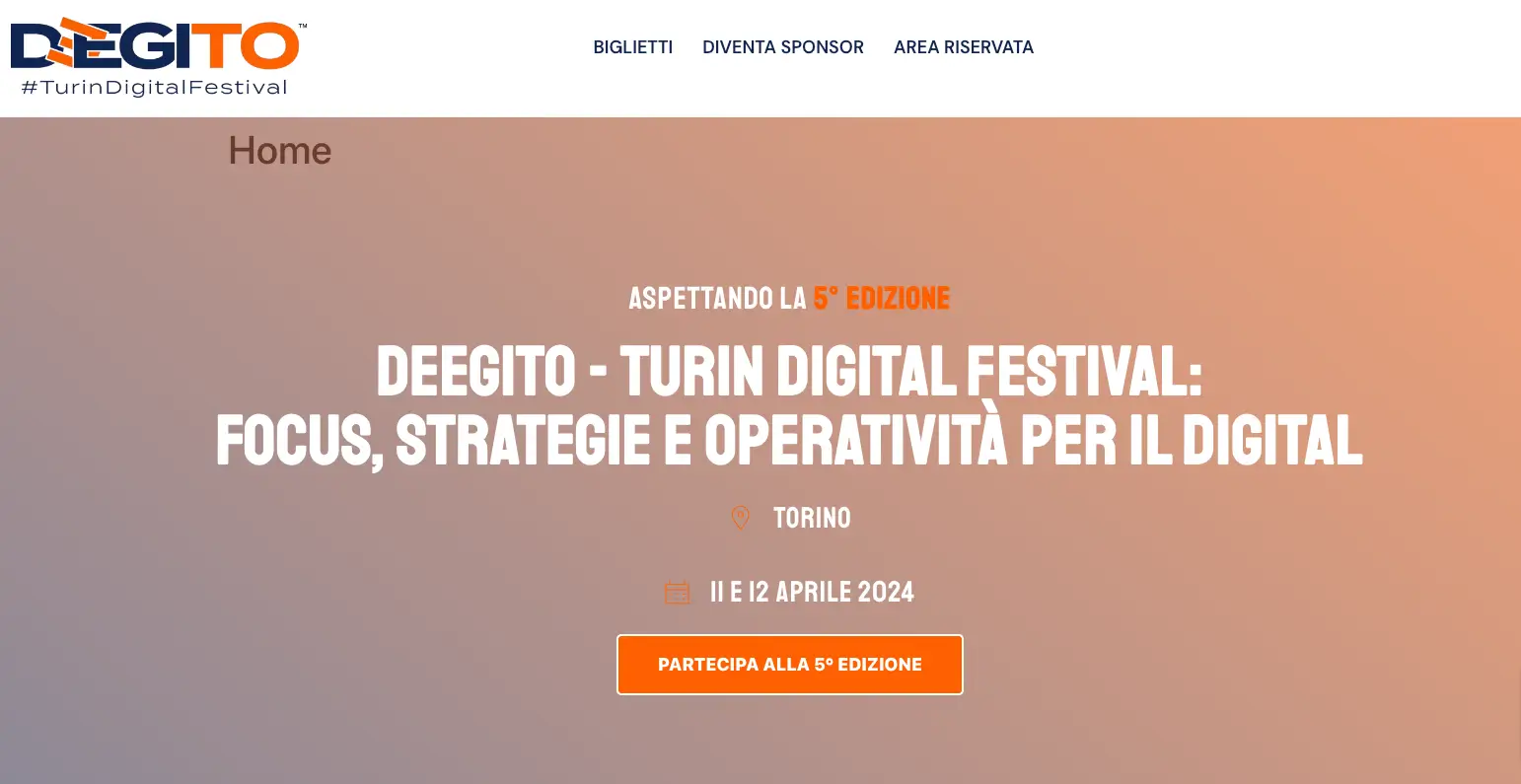 Deegito, evento di digital marketing