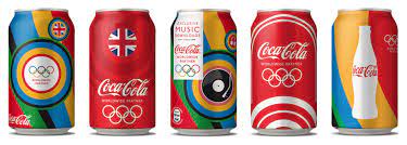 Lattine di coca cola delle olimpiadi 2012