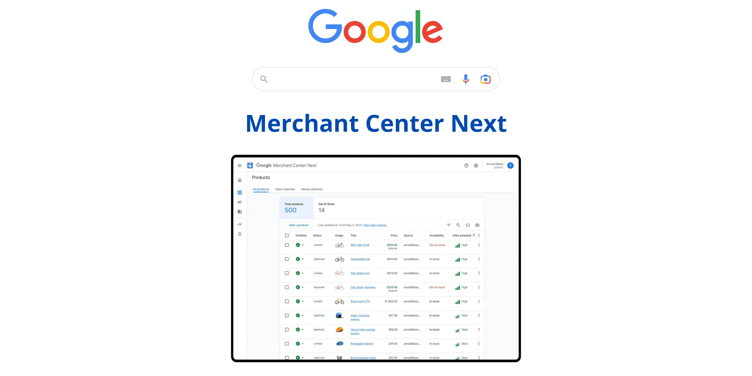 Google Merchant Center Next sostituirà Merchant Center