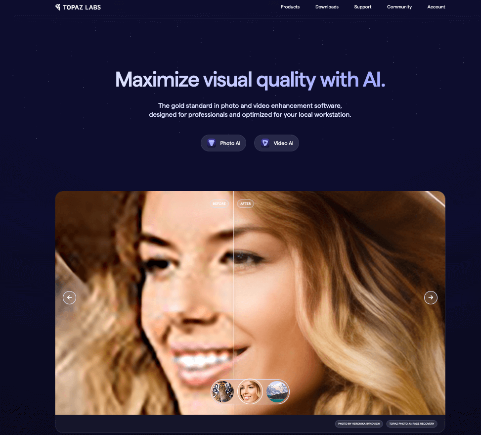Topaz Labs tool AI design e grafica