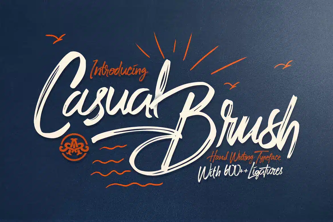 Casual Brush handsome font