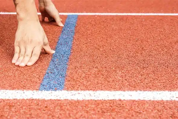 punto di partenza, linea di inizio